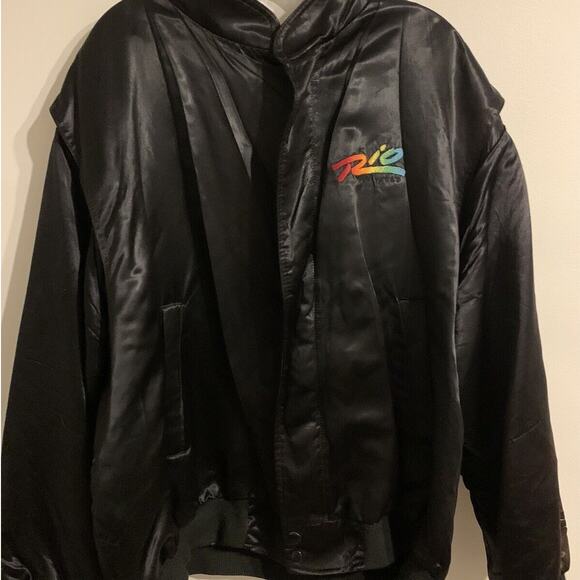 Rio satin jacket Las Vegas men’s size large - Picture 2 of 7